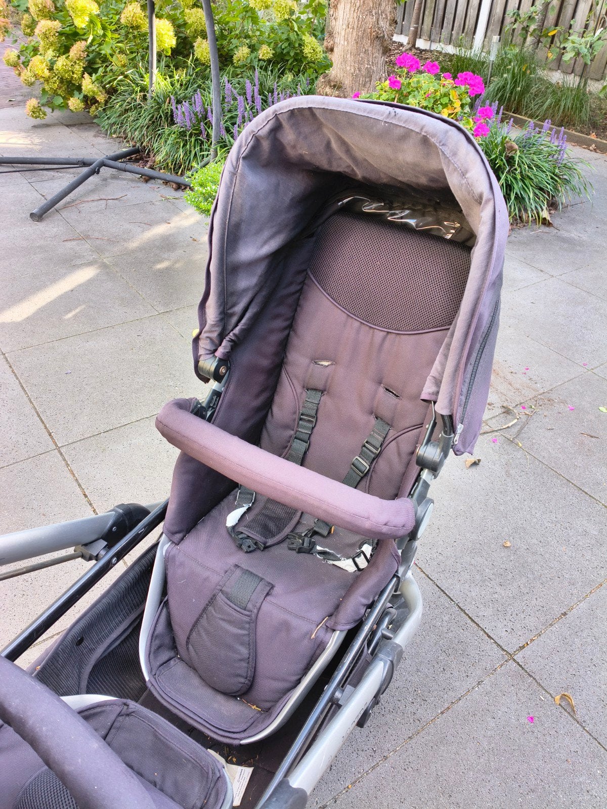tweeling wandelwagen, Ophalen, Gebruikt, Overige merken