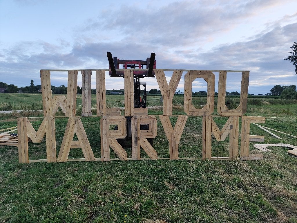 Huwelijksaanzoek will you marry me, Ophalen, Zo goed als nieuw, Geboorte of Huwelijk