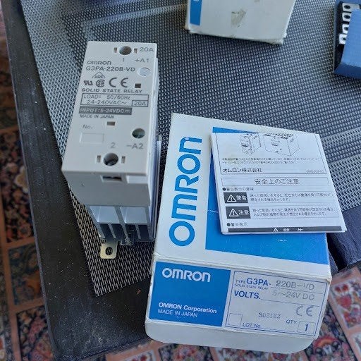 Omron G3PA-220B-VD Solid State Relais(SSR)–20A / 24-240VAC, Ophalen of Verzenden, Nieuw