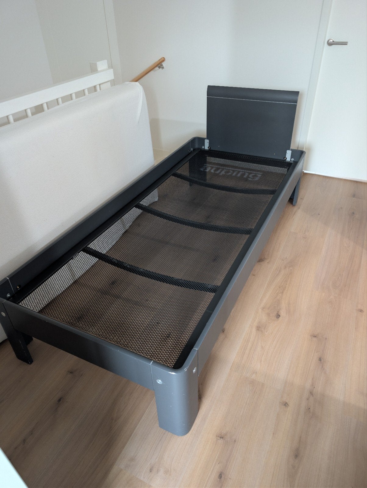 Auping Auronde eenpersoonsbed 210x90 met spiraalbodem, Huis en Inrichting, Slaapkamer | Bedden, Ophalen, Gebruikt, 90 cm, Eenpersoons