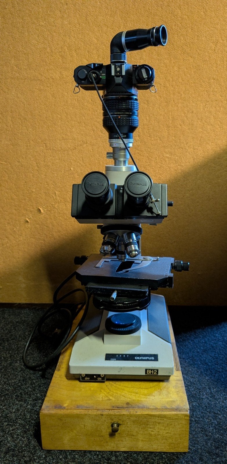 Olympus BH2 Microscoop met Camera, Ophalen, Gebruikt, Biologische microscoop