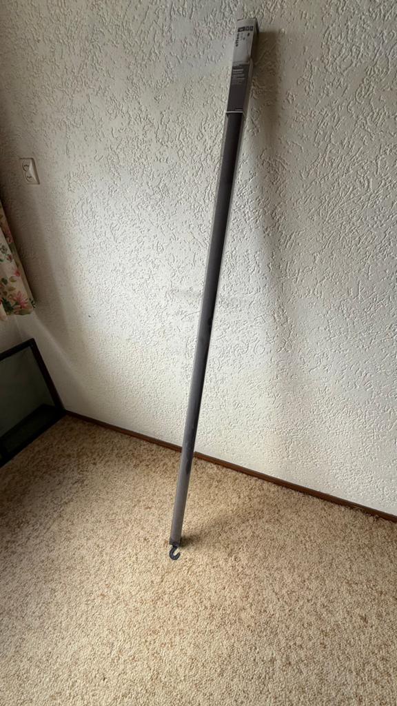 Grijs gamma rolgordijn, Ophalen, 150 tot 200 cm, Nieuw, Grijs