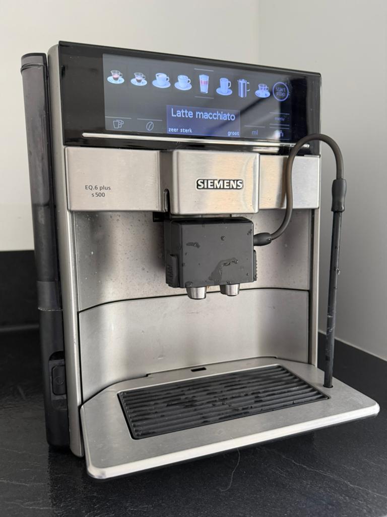 Siemens EQ plus s500, Ophalen, Gebruikt, Koffiemachine, Koffiebonen
