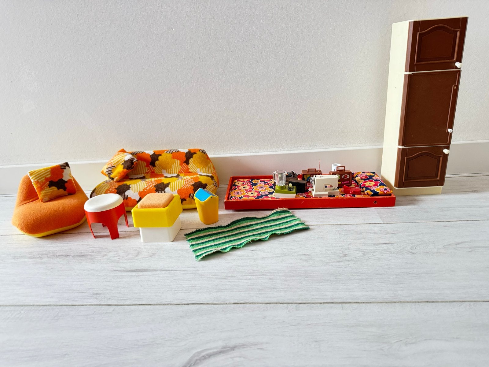 Vintage Barbie Meubeltjes - Complete Set voor Liefhebbers, Kinderen en Baby's, Ophalen of Verzenden, Gebruikt, Toebehoren