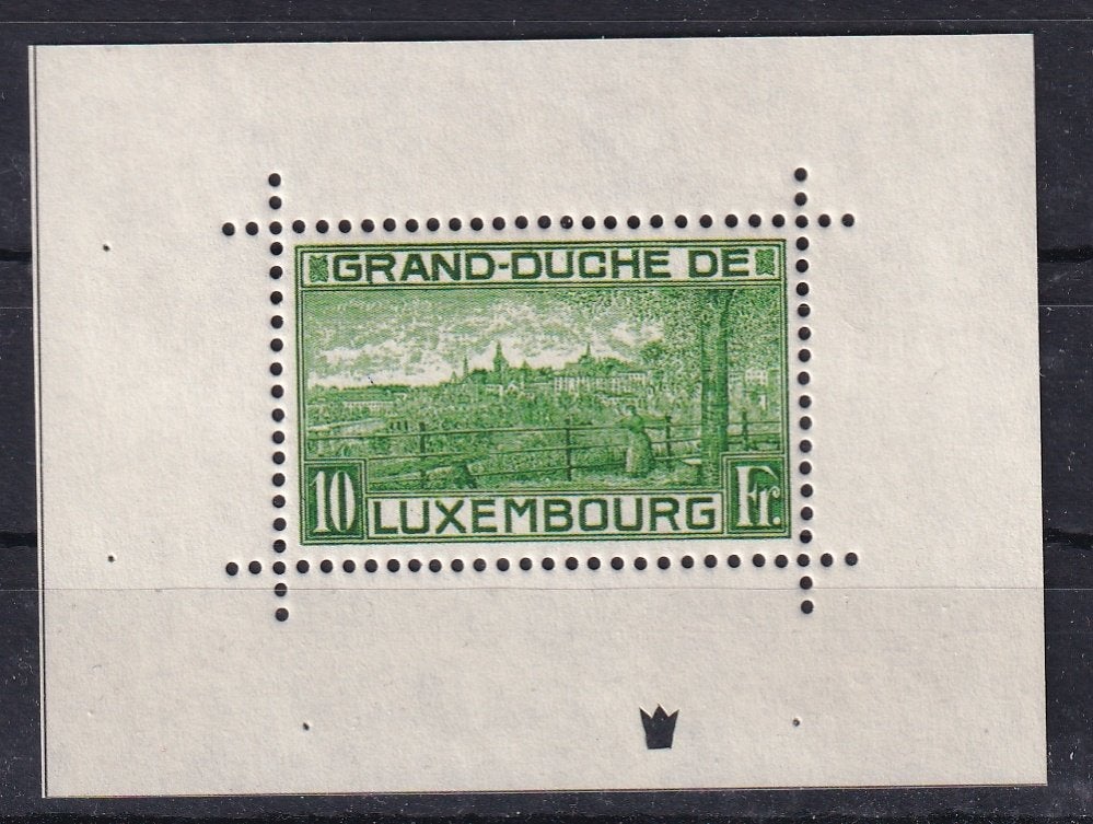 X29) Luxemburg blok 1 €2000 MNH geen garantie, Verzenden, Luxemburg, Postfris