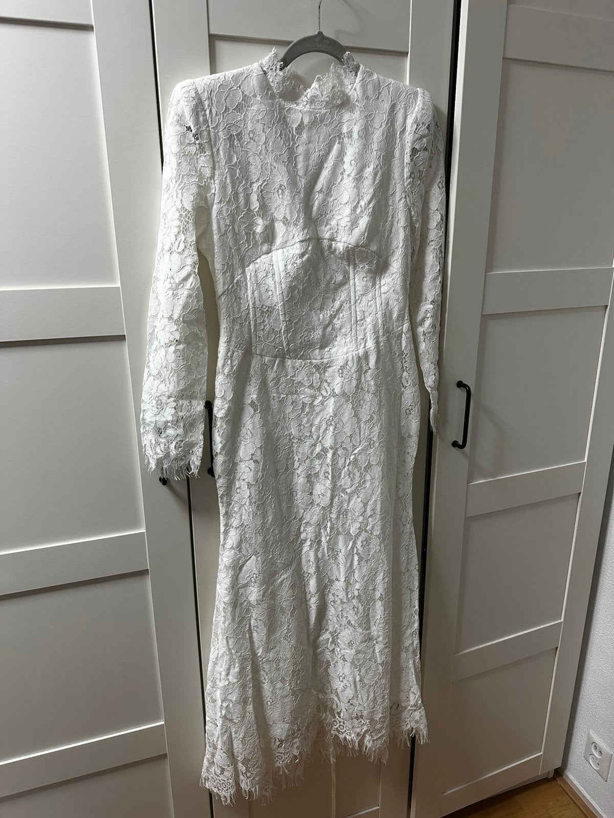 Miss Rosier bruidsjurk, Kleding | Dames, Jurken, Wit, Maat 42/44 (L), Nieuw, Ophalen of Verzenden