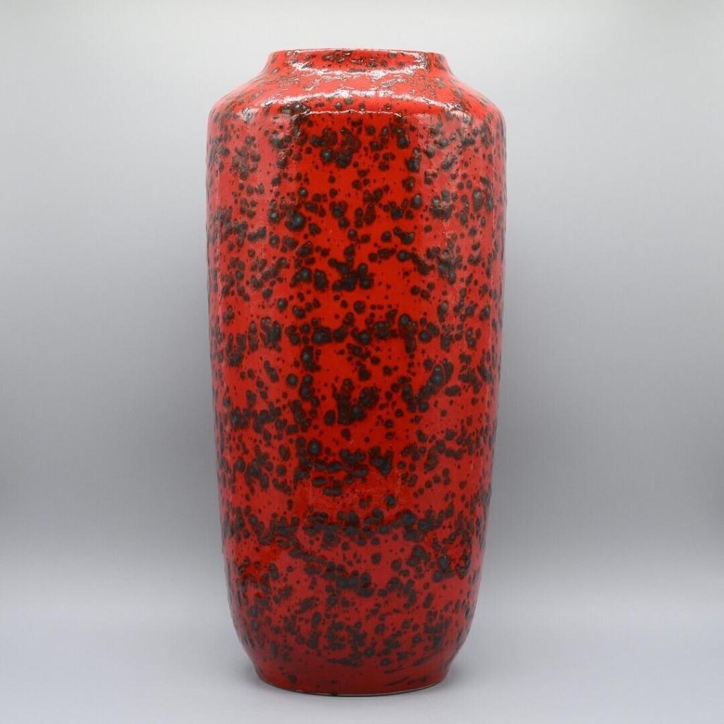 Scheurich Europ Linie Vaas Oranje - Vintage, Antiek en Kunst, Antiek | Vazen, Ophalen of Verzenden