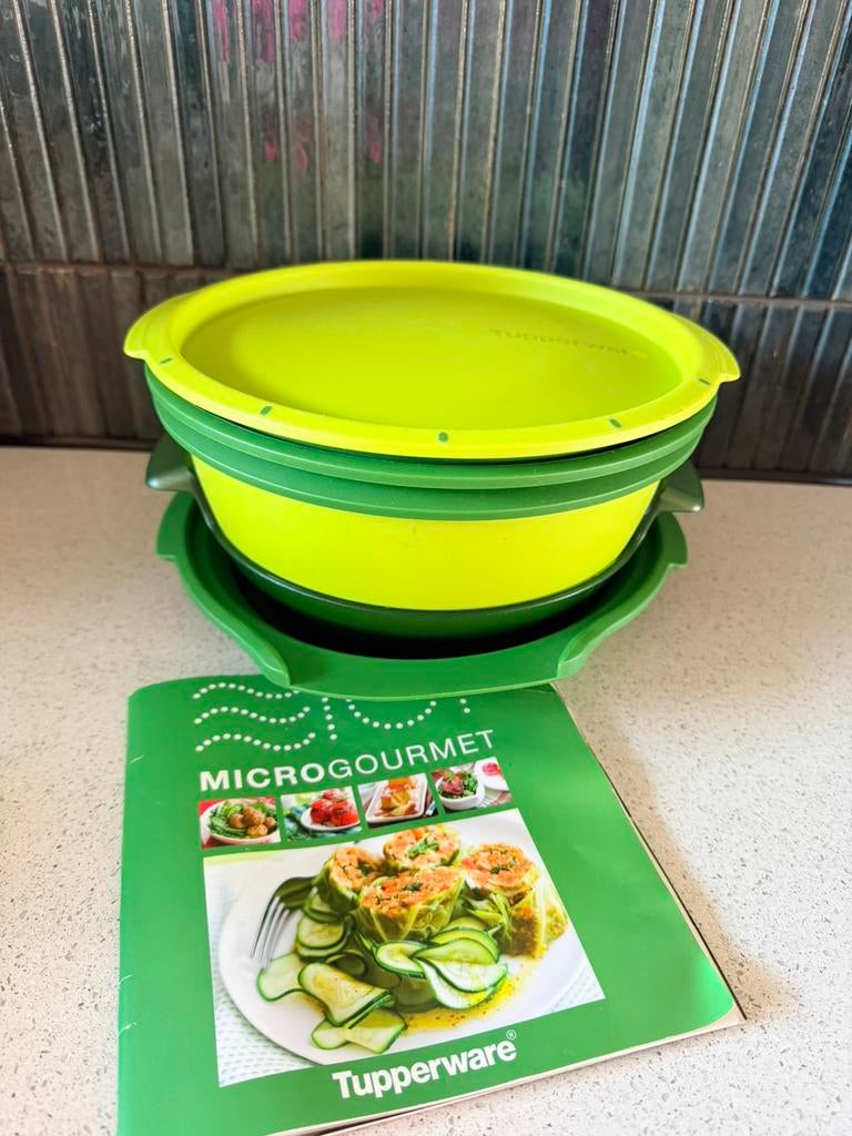 Tupperware Micro gourmet, Huis en Inrichting, Keuken | Tupperware, Ophalen of Verzenden, Zo goed als nieuw, Groen, Overige typen