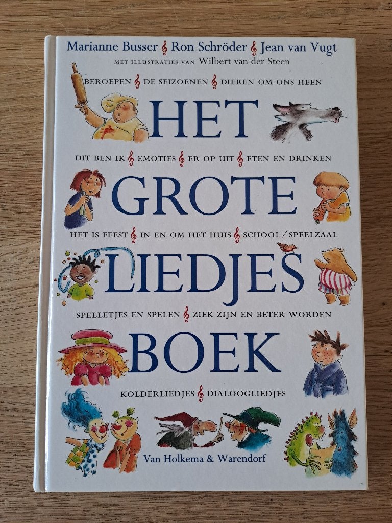 HET GROTE LIEDJESBOEK. MARIANNE BUSSER & RON SCHRÖDER, Gelezen, Fictie algemeen, Jongen of Meisje, Ophalen of Verzenden