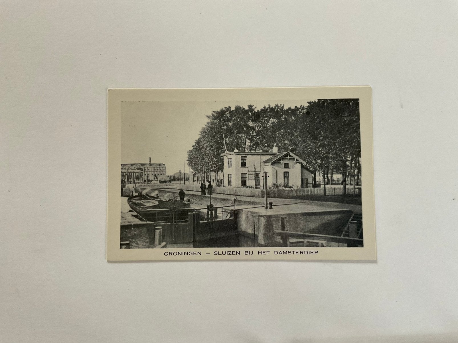Groningen ansichtkaart Damsterdiep #20, Ophalen of Verzenden, 1980 tot heden, Ongelopen, Groningen