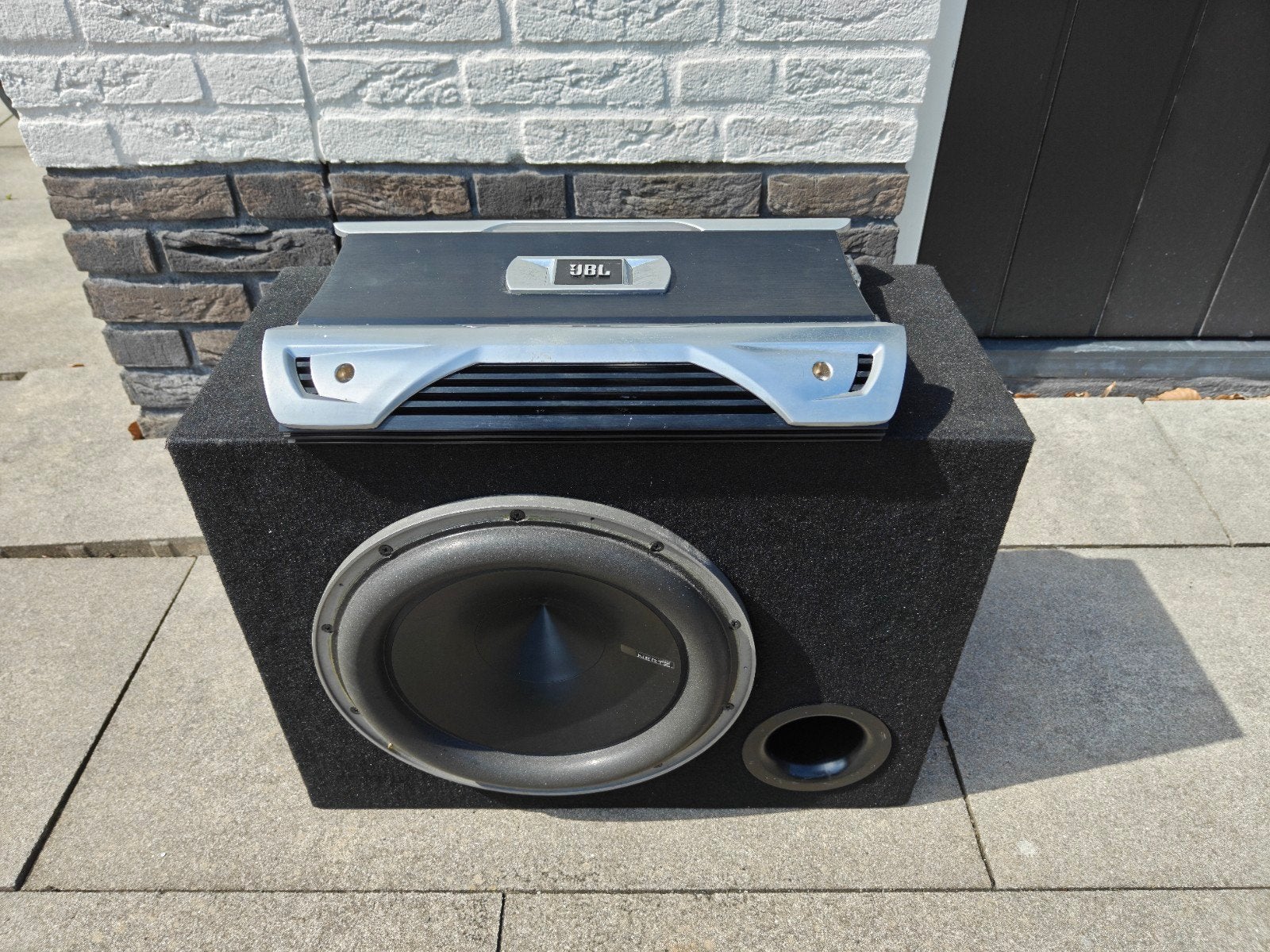 JBL GTO 7001 Monoblock Versterker met Hertz HX300 Subwoofer, Ophalen, Gebruikt