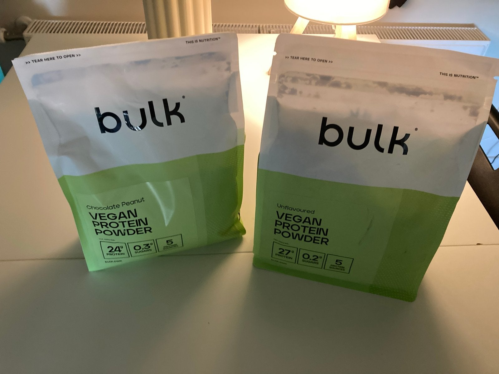 Bulk Vegan Proteïnepoeder - Chocolade Pinda & Naturel, Ophalen of Verzenden, Nieuw, Poeder of Drank