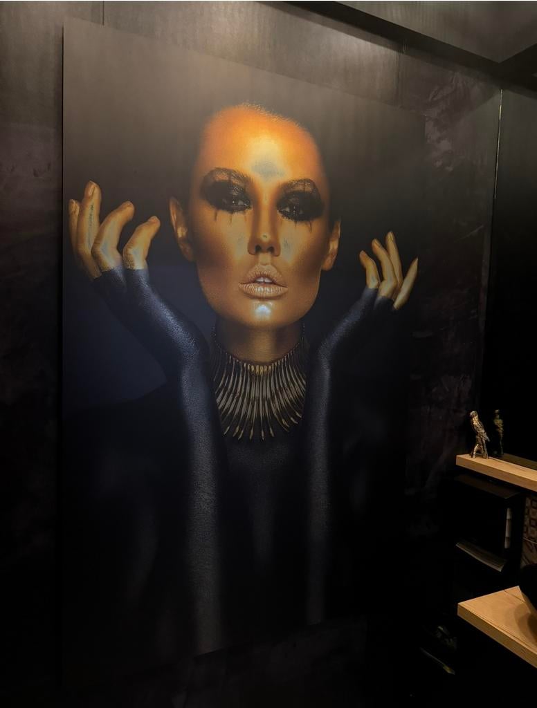 Schilderij op aluminium plaat, Ophalen