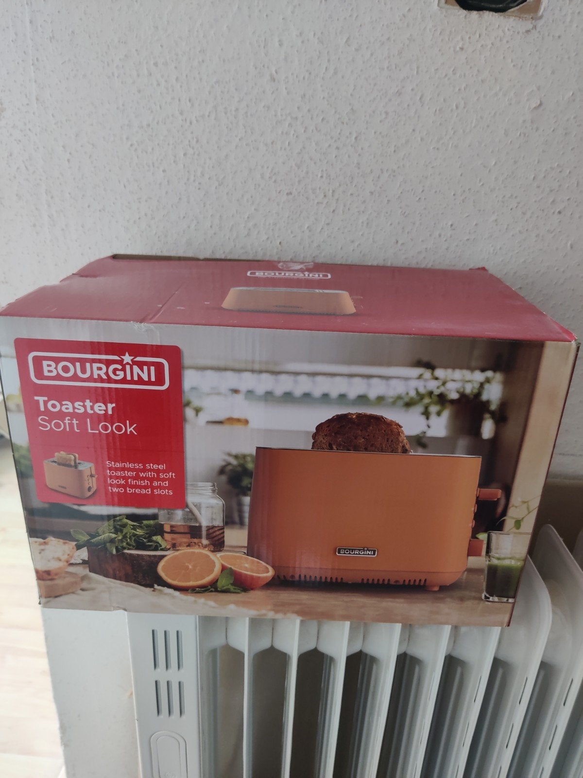 Bourgini Toaster/broodrooster, peach/oranje, nieuw, Ophalen, Nieuw