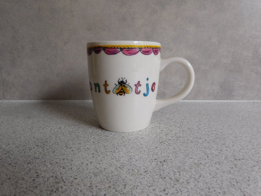 Mok 250 ml. Ontbijtje 1000 graden Pickwick, Huis en Inrichting, Keuken | Servies, Overige merken, Zo goed als nieuw, Overige stijlen