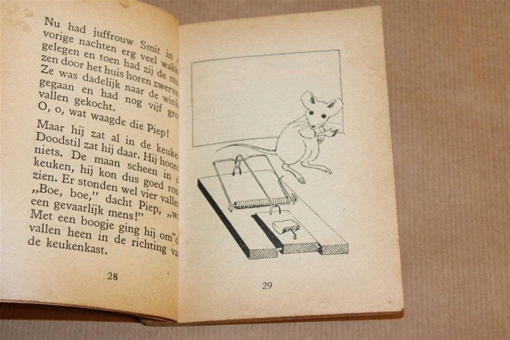Piep de Muis — Piet Marée & Henk Kemp, Vintage 1940, Antiek en Kunst, Antiek | Boeken en Bijbels, Ophalen of Verzenden