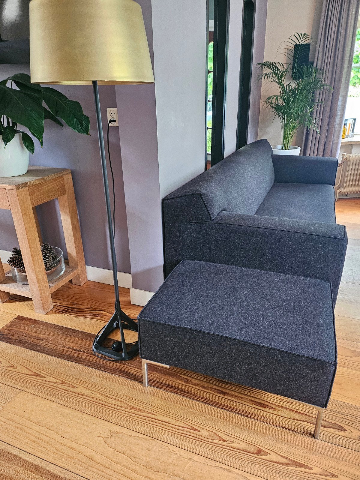 Design on Stock poef Bloq 60x80, Ophalen, Modern design, 50 tot 75 cm, Zo goed als nieuw
