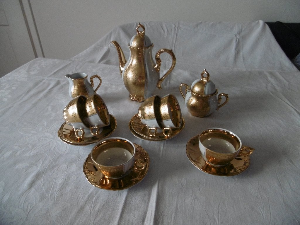 mokka servies, Ophalen of Verzenden