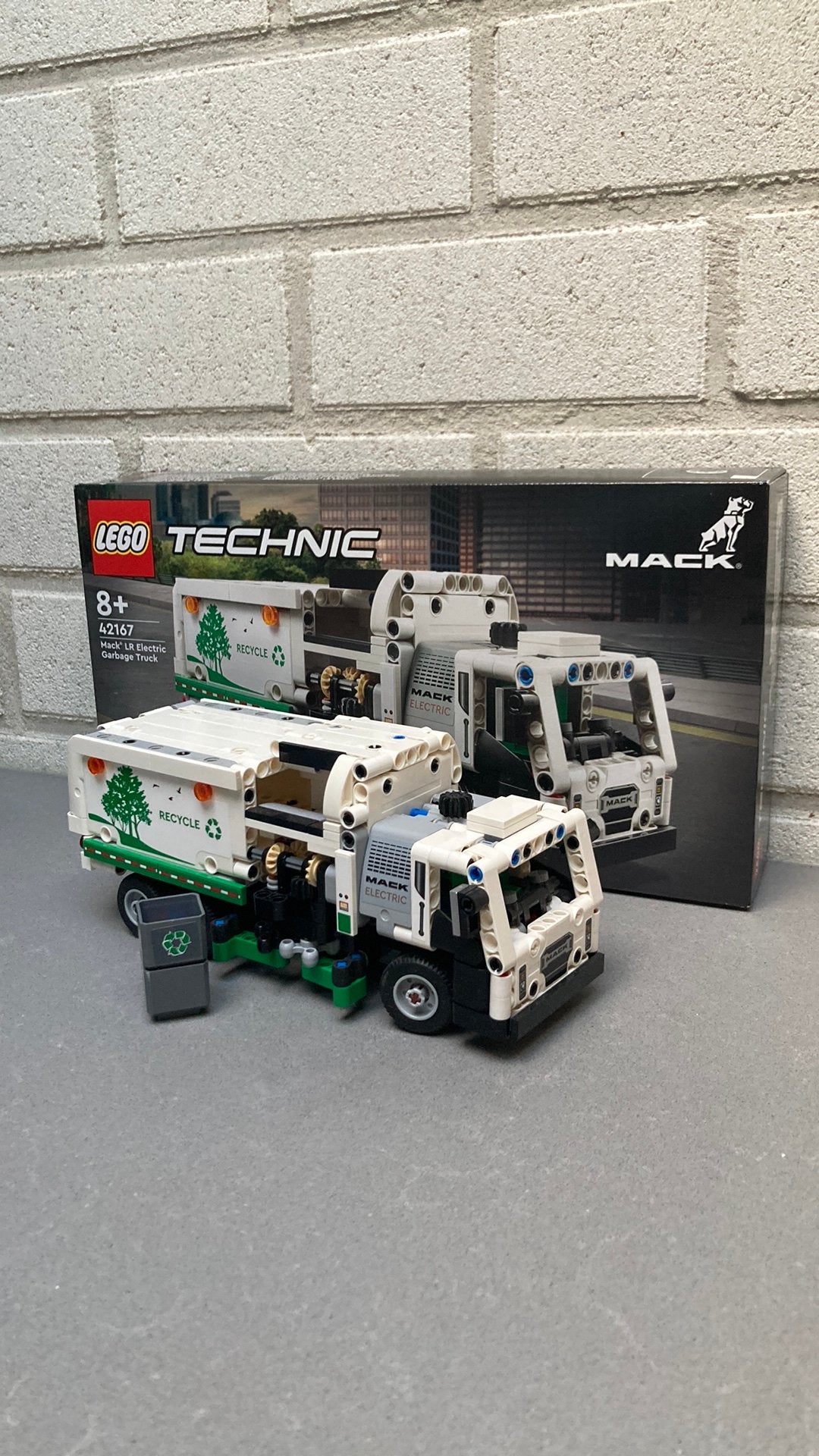 LEGO Technic recycle wagen, Ophalen, Lego, Compleet, Zo goed als nieuw