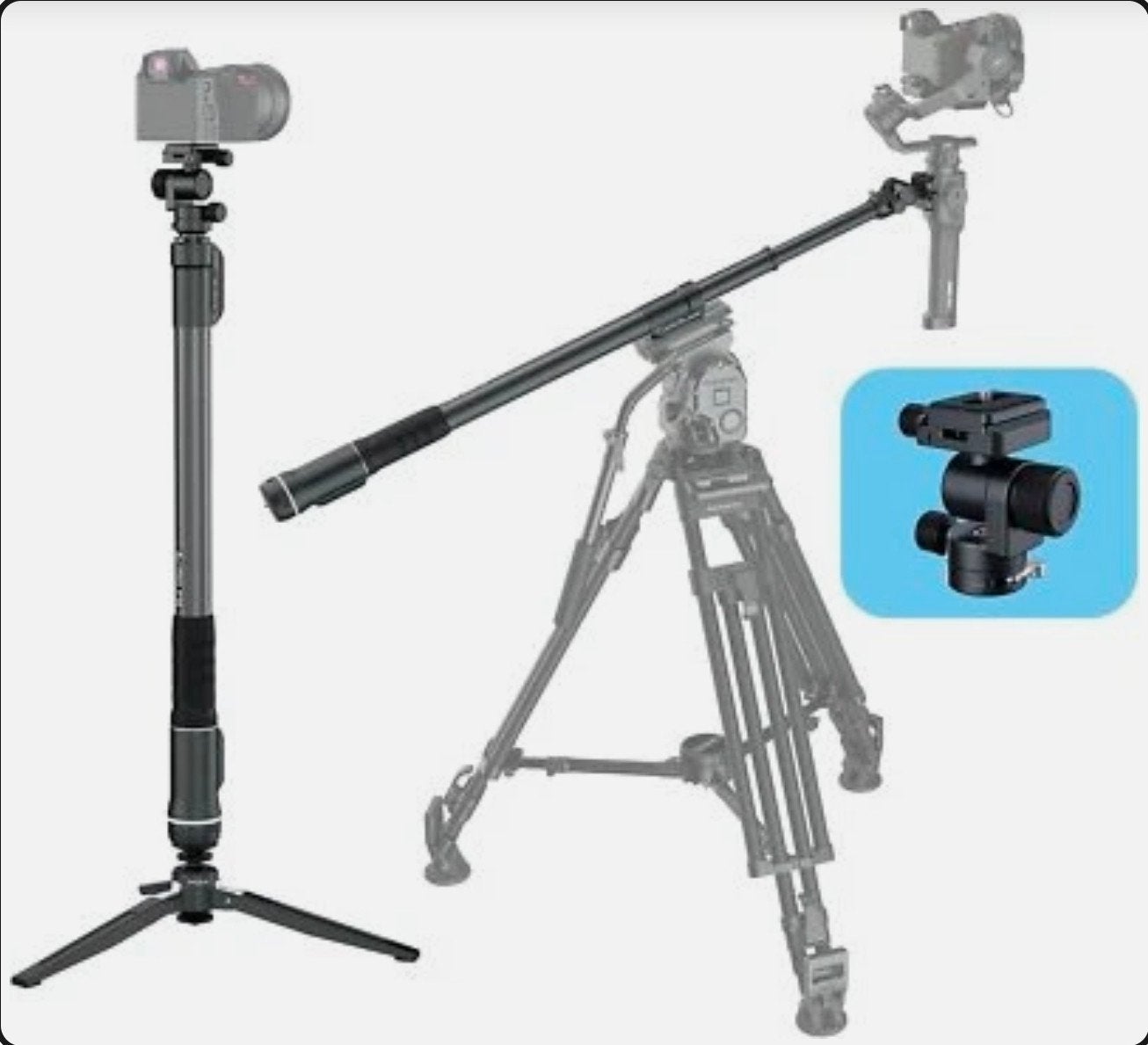 Moza Slypod Pro Slider - Professionele Camera Slider, Audio, Tv en Foto, Fotografie | Statieven en Balhoofden, Ophalen of Verzenden