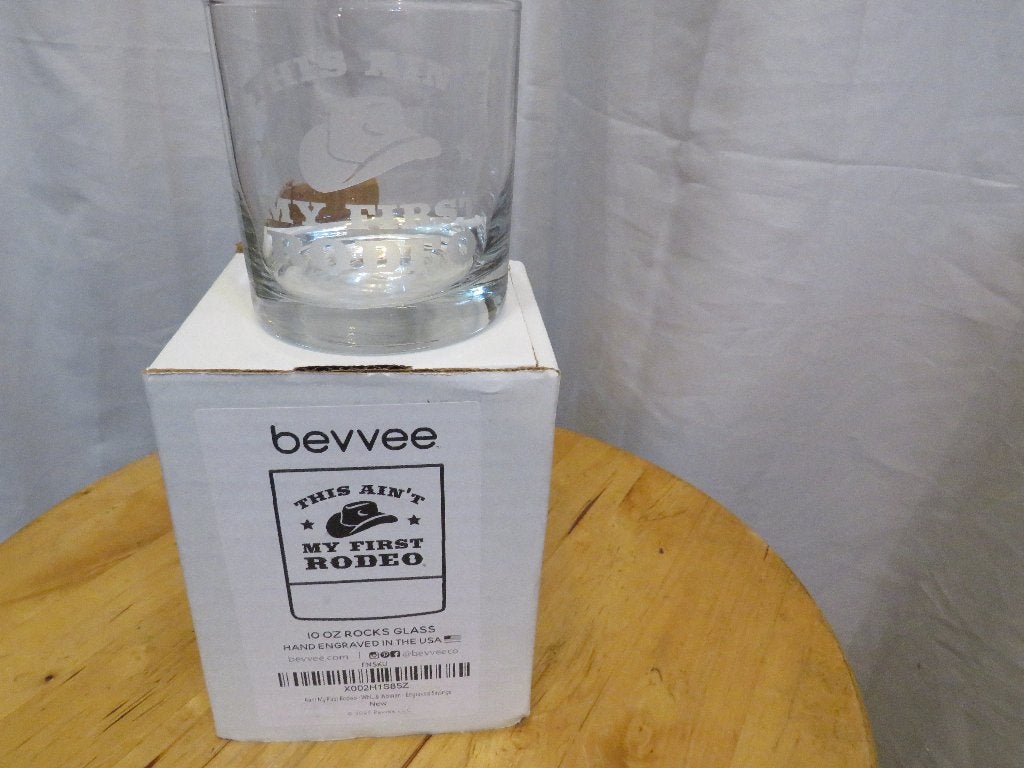 this ain't my first rodeo 2 nieuwe whiskey glazen gravering, Ophalen of Verzenden, Nieuw, Overige typen
