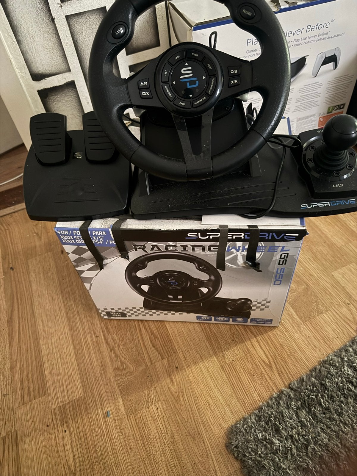 Subsonic Superdrive GS550 racestuur, Ophalen, Racestuur, Gebruikt, Overige merken