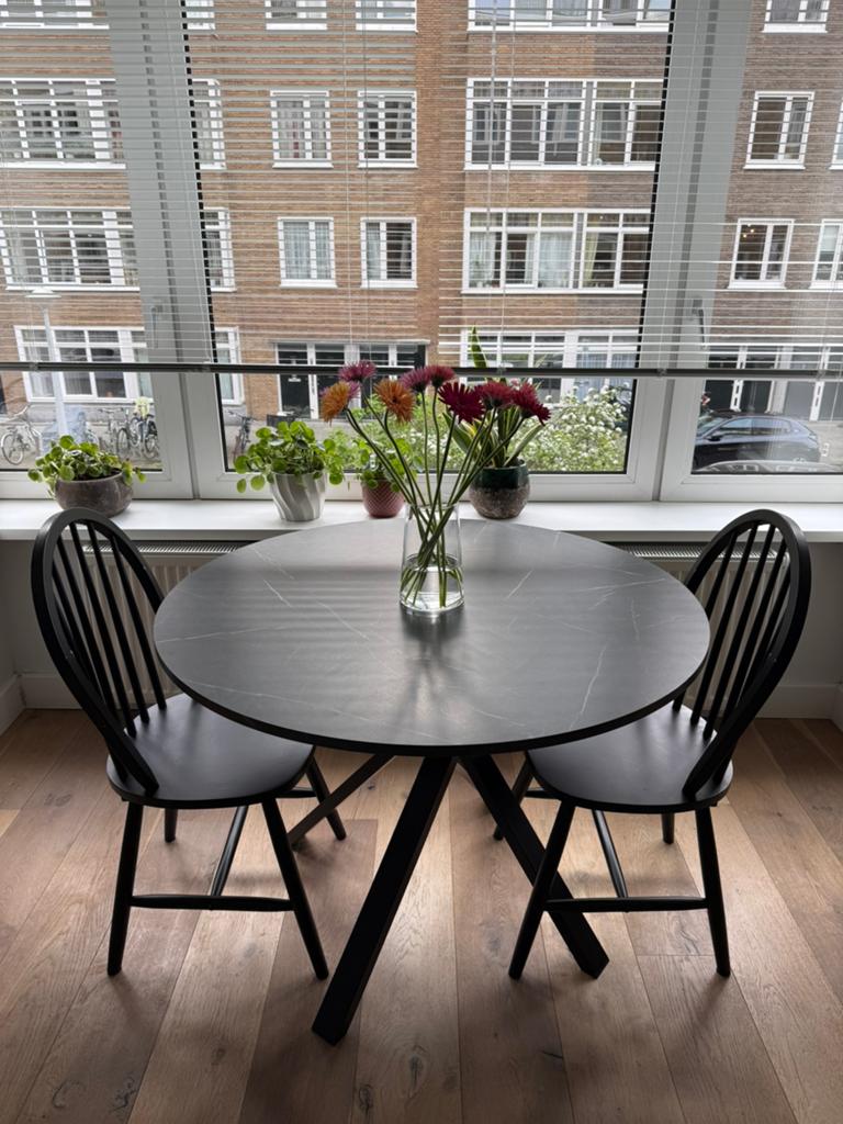 IKEA MARIEDAMM Table, Huis en Inrichting, Tafels | Eettafels, Zo goed als nieuw, 100 tot 150 cm, 100 tot 150 cm, Vier personen