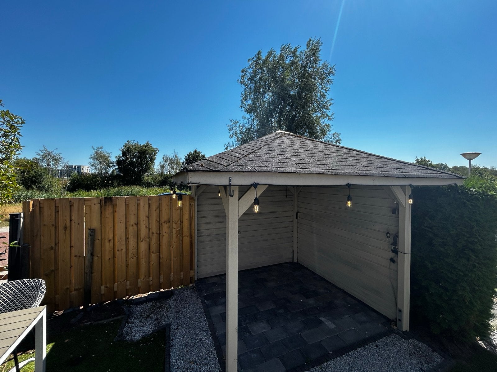 Houten overkapping / gratis, Tuin en Terras, Overkappingen, Ophalen, Gebruikt, Veranda