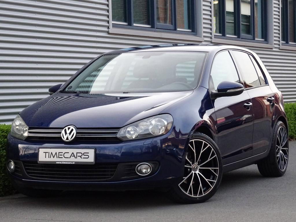 Volkswagen Golf 6 1.4 Team Navigatie Bluetooth Cruise PDC!, Auto's, Voorwielaandrijving, Euro 5, Gebruikt, Zwart