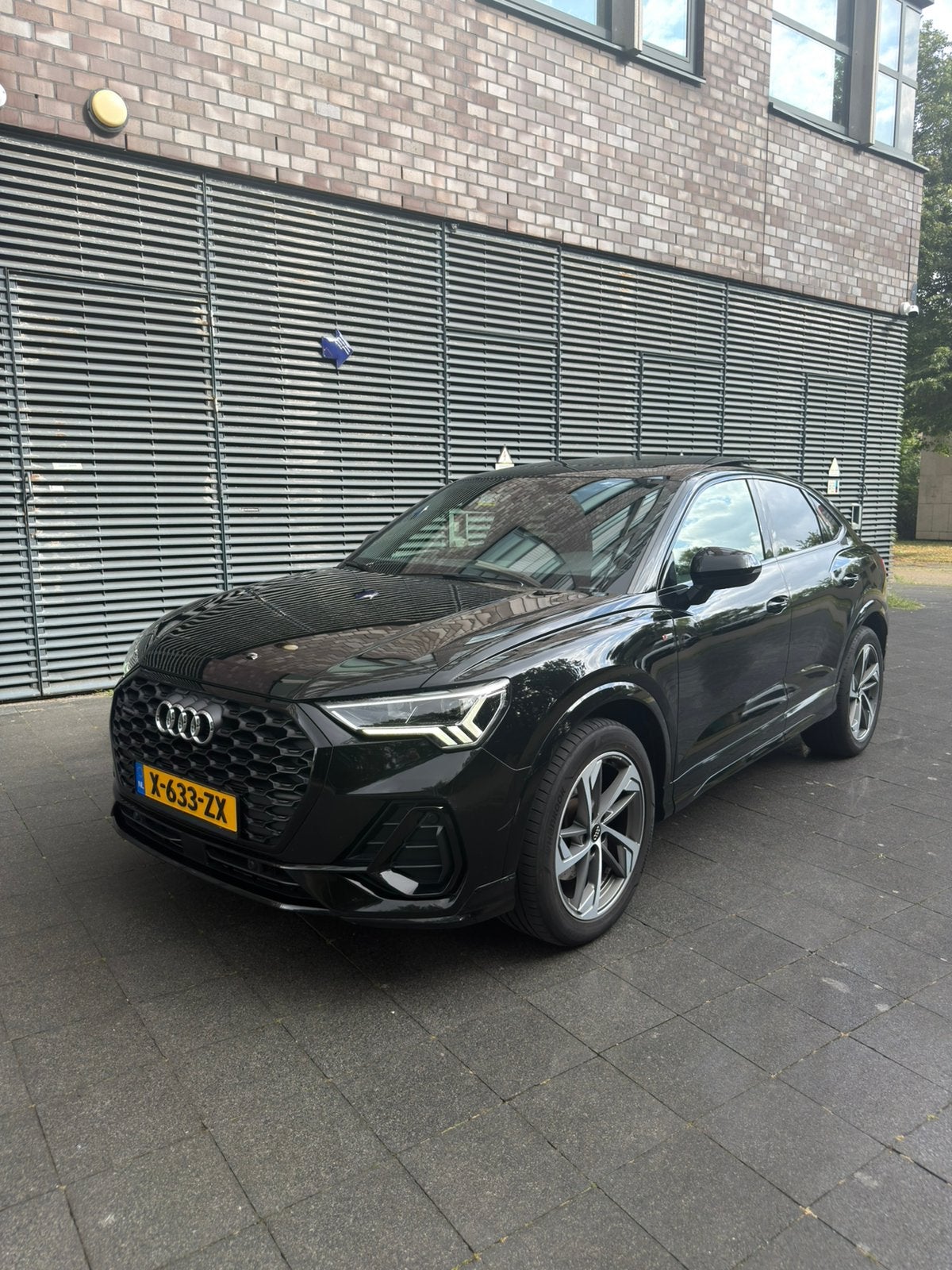 Audi Q3 Sportback 40 TDI 177KW 240PK S Tronic 2020 Zwart, Auto's, Audi, Automaat, Leder en Stof, Zwart, Bedrijf