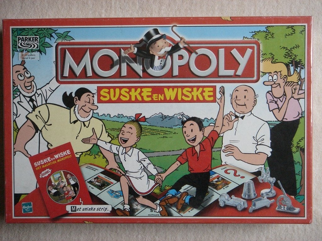 LEUK: Monopoly: Suske en Wiske, Vijf spelers of meer, Ophalen, Gebruikt, IdIdentity Games