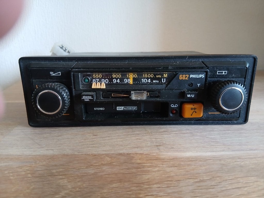 Philips autoradio-cassettespeler 22AC682/22, Auto diversen, Autoradio's, Ophalen, Gebruikt