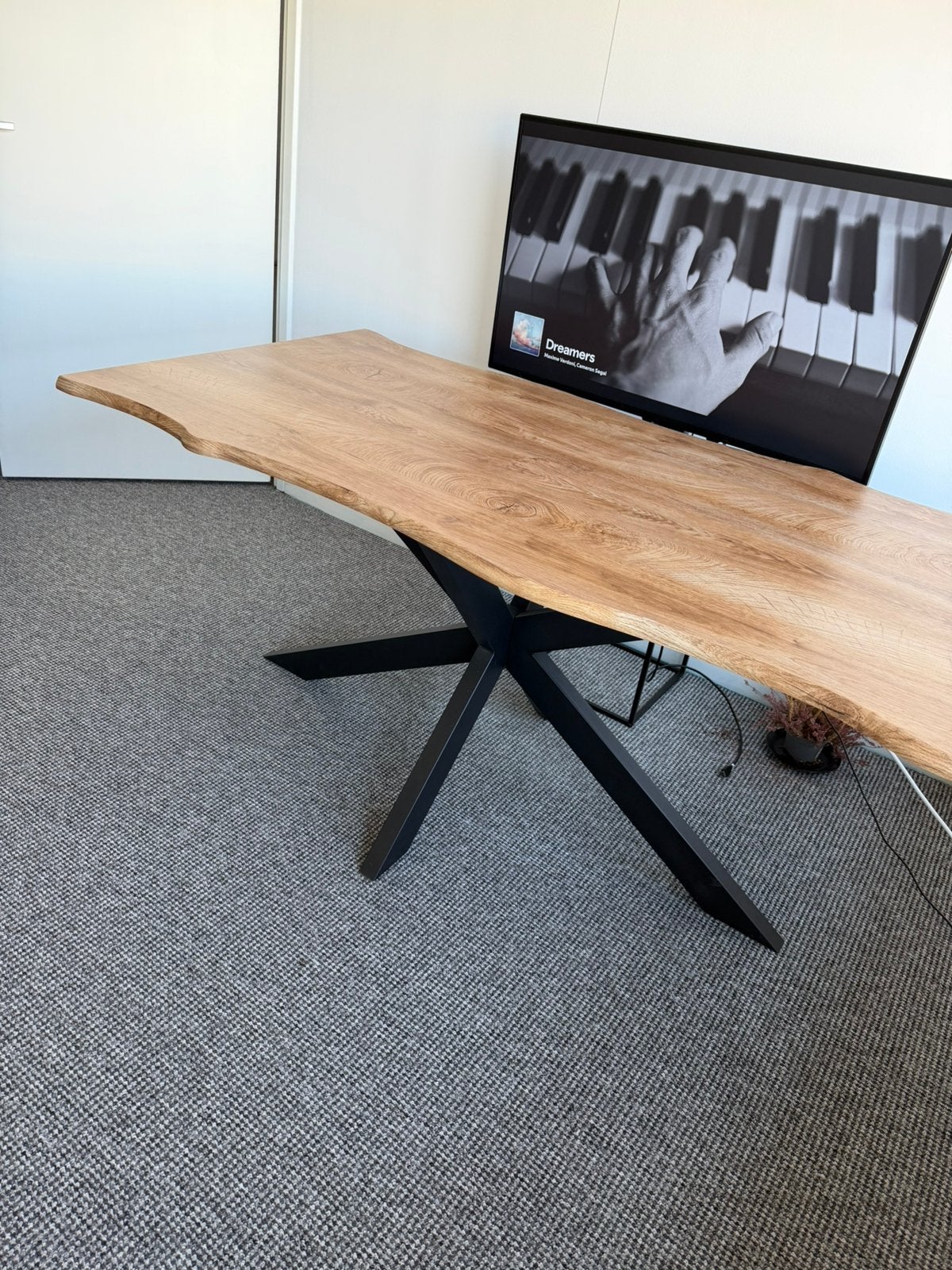 Eettafel 160cm, Ophalen, Zo goed als nieuw