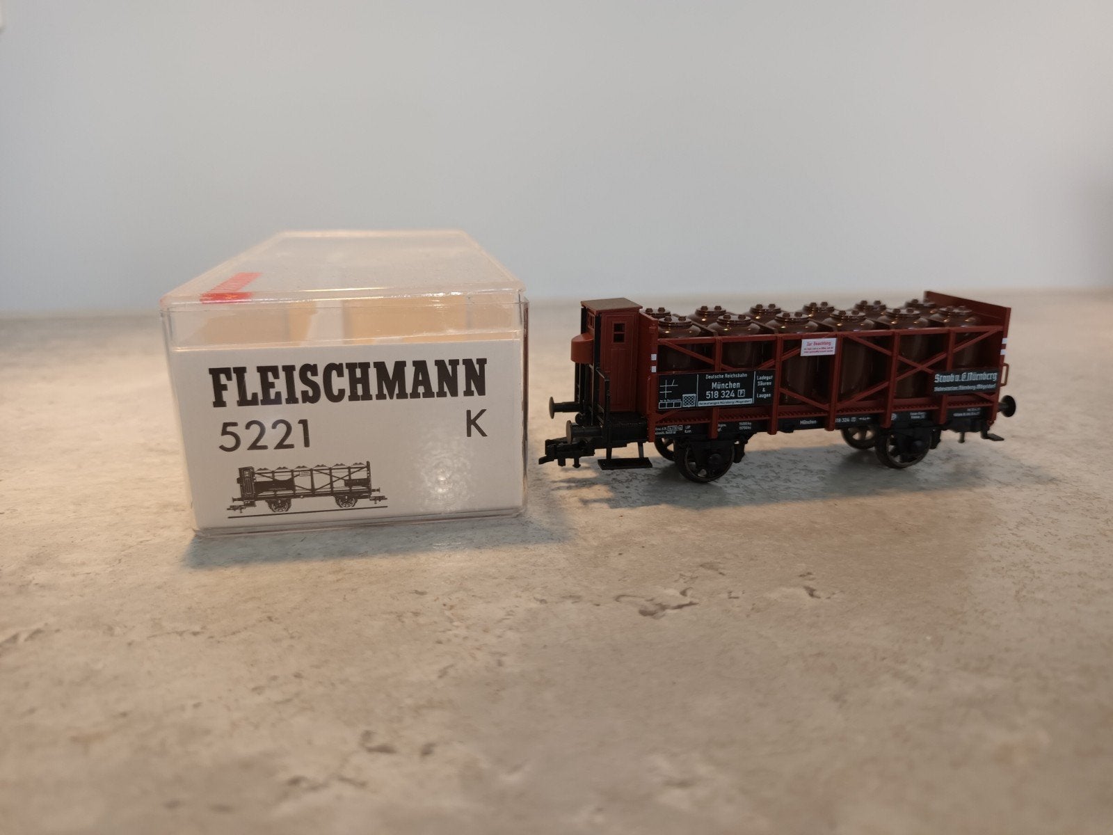 Fleischmann H0 goederenwagons 3 st., Overige merken, Gelijkstroom, Wagon, Ophalen of Verzenden