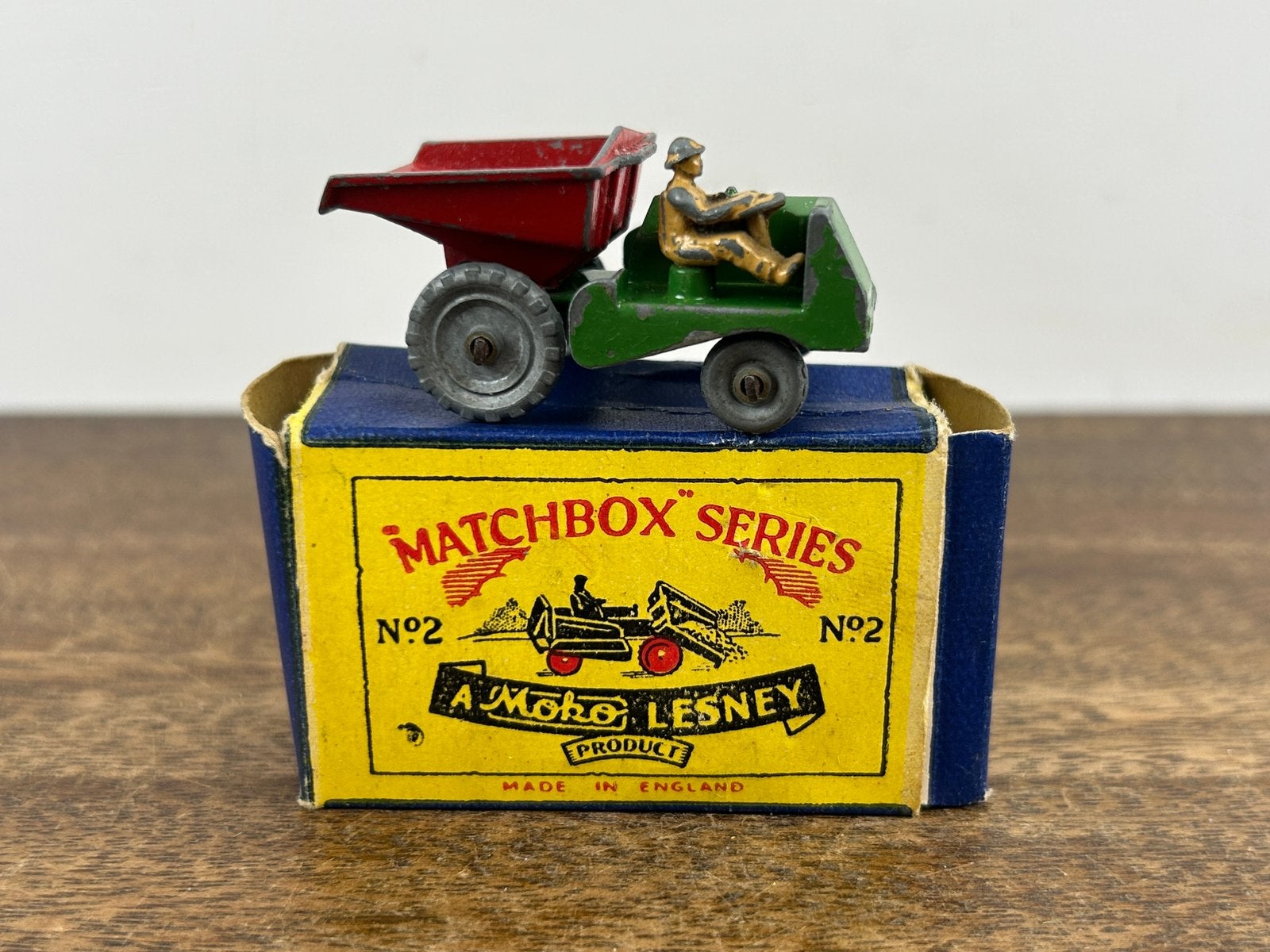 Matchbox Series A Moko Lesney 2 Muir Hill Dumper, Ophalen of Verzenden, Zo goed als nieuw, Auto, Lesney