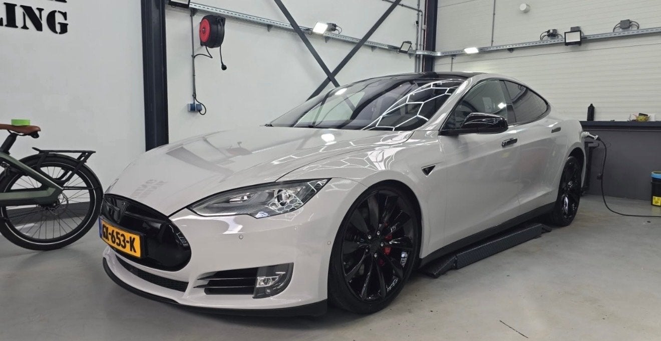 Tesla Model S 2015 Grijs, Auto's, 38 min, Model S, 2084 kg, 107 pk