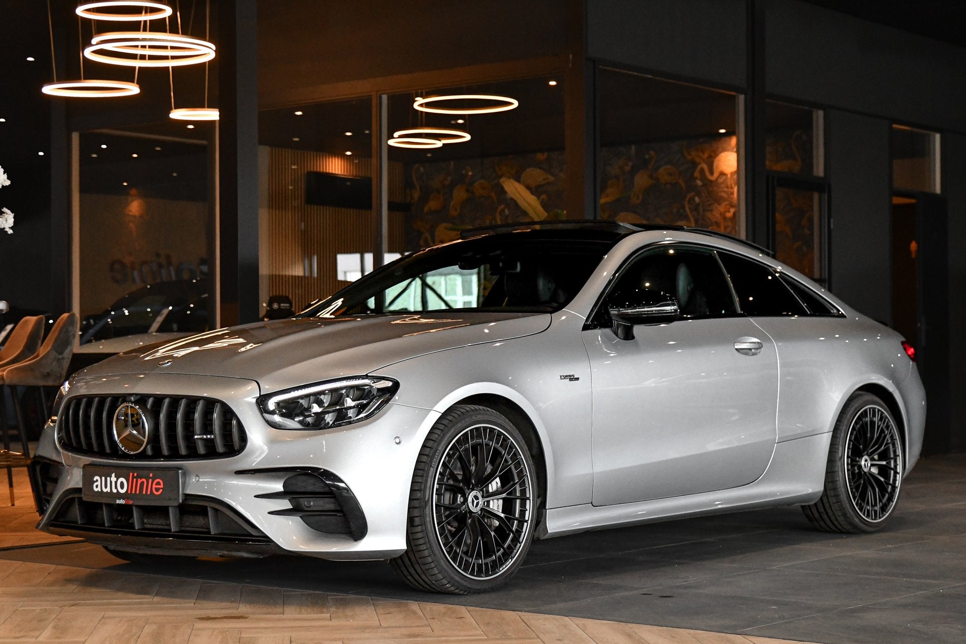 Mercedes-Benz E-klasse Coupé AMG 53 4MATIC+. Pano, Luchtv,, Auto's, Mercedes-Benz, Automaat, 435 pk, Gebruikt, 11 km/l
