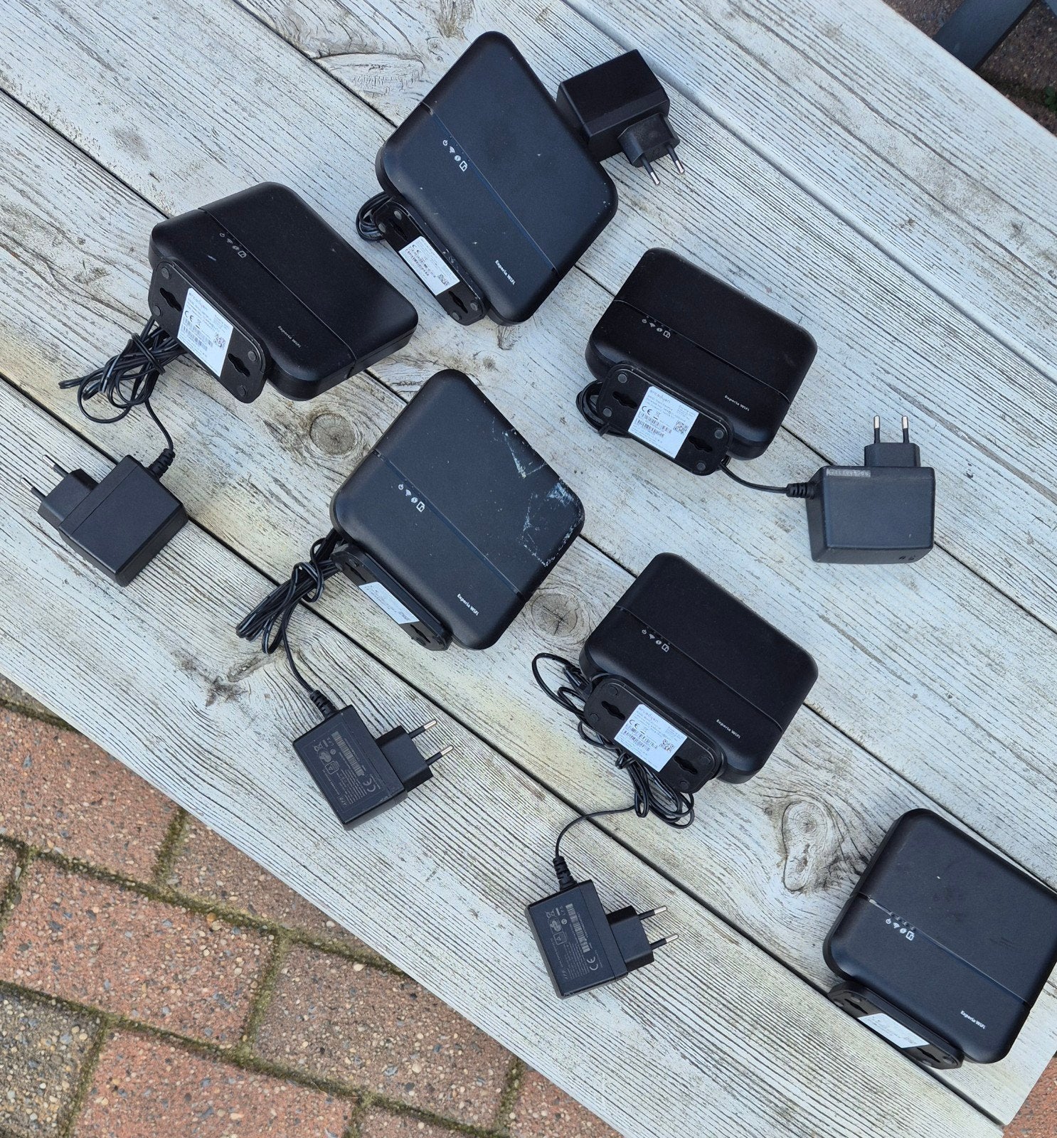 KPN Experia WiFi Router - Set van 6, Ophalen of Verzenden, Gebruikt, Router, KPN Experia