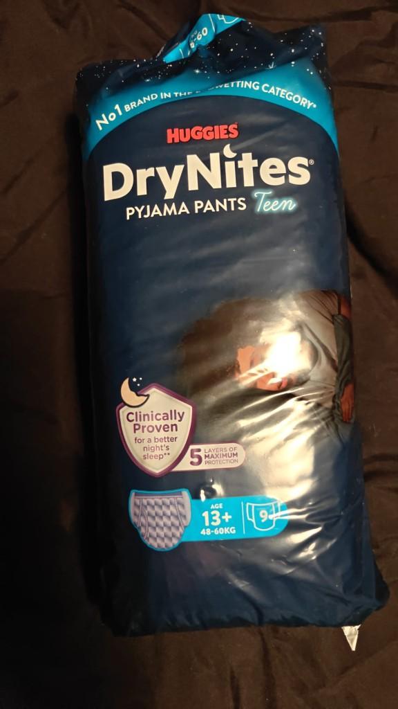 Huggie drynites, Ophalen, Nieuw