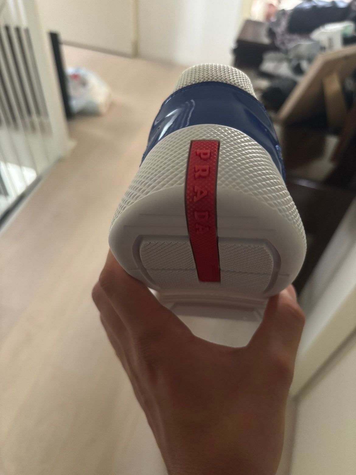 Foto 5 van Prada Cloudbust Thunder Sneakers - Blauw/Wit