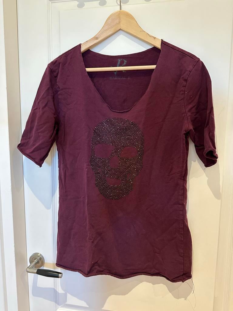Radical Design T-shirt met doodshoofd - Maat M, Ophalen of Verzenden, Zo goed als nieuw, Overige kleuren