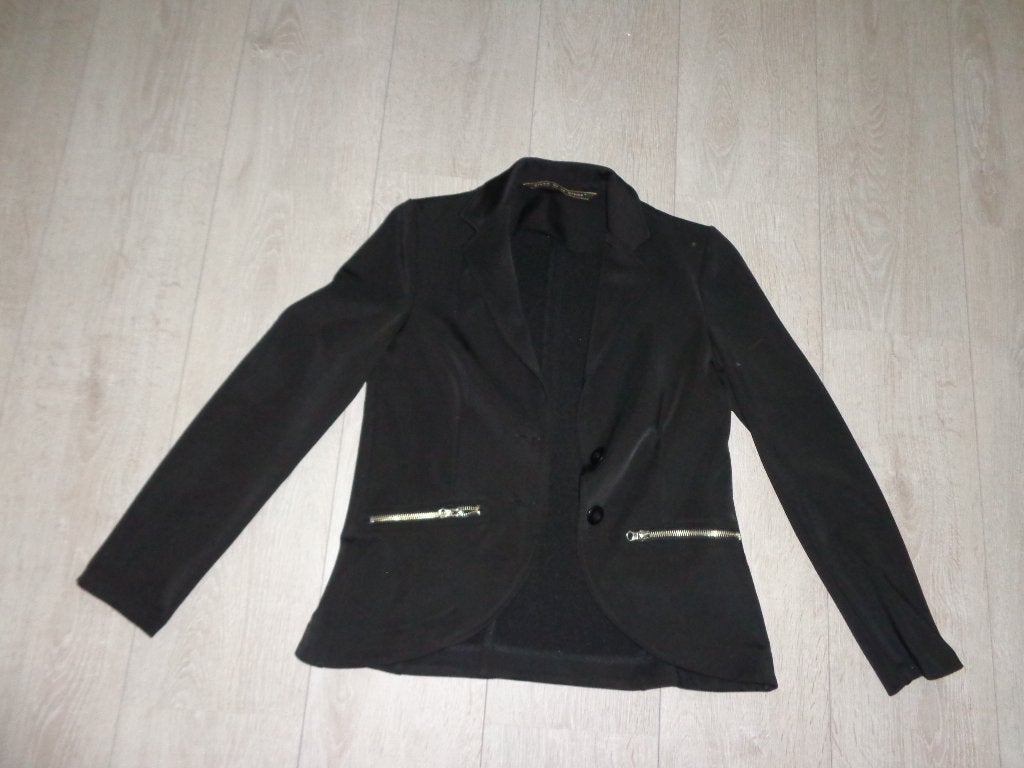 zwart damesjasje van CREME DE LA CREME, maat S, Kleding | Dames, Zwart, Ophalen of Verzenden, Zo goed als nieuw, Jasje