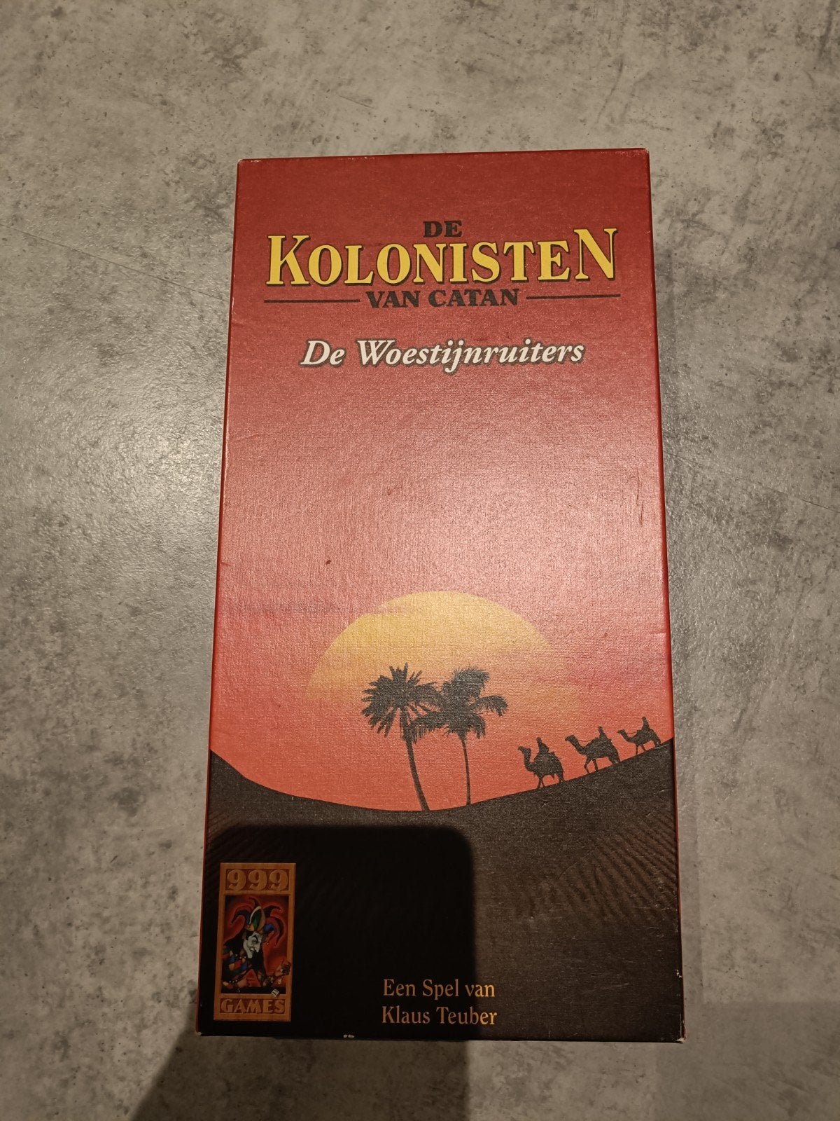 Kolonisten van Catan: De Woestijnruiters Uitbreiding, Drie of vier spelers, Ophalen of Verzenden, Zo goed als nieuw, 999 Games