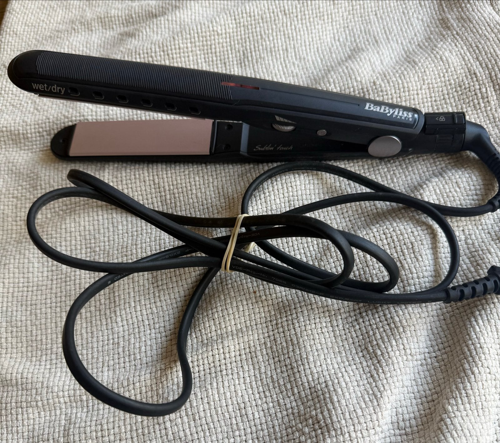 BaByliss Paris Wet & Dry stijltang - Sublim'touch, Verzenden, Zo goed als nieuw, Haarverzorging