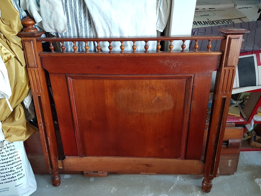 Antiek kinderbed, Ophalen, Gebruikt, 180 cm of meer, 85 tot 100 cm