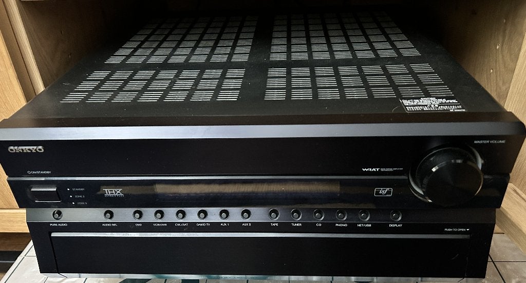 Onkyo AV RECEIVER TX-NR906, Ophalen, Zo goed als nieuw, 120 watt of meer, Onkyo