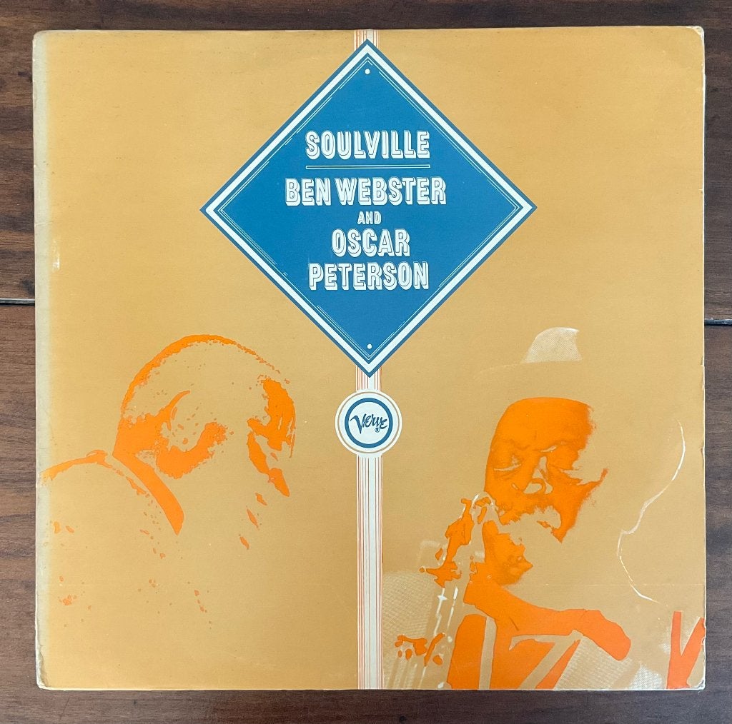 2LP Jazz: Ben Webster / Oscar Peterson - Soulville, 1960 tot 1980, Ophalen of Verzenden, 12 inch, Jazz