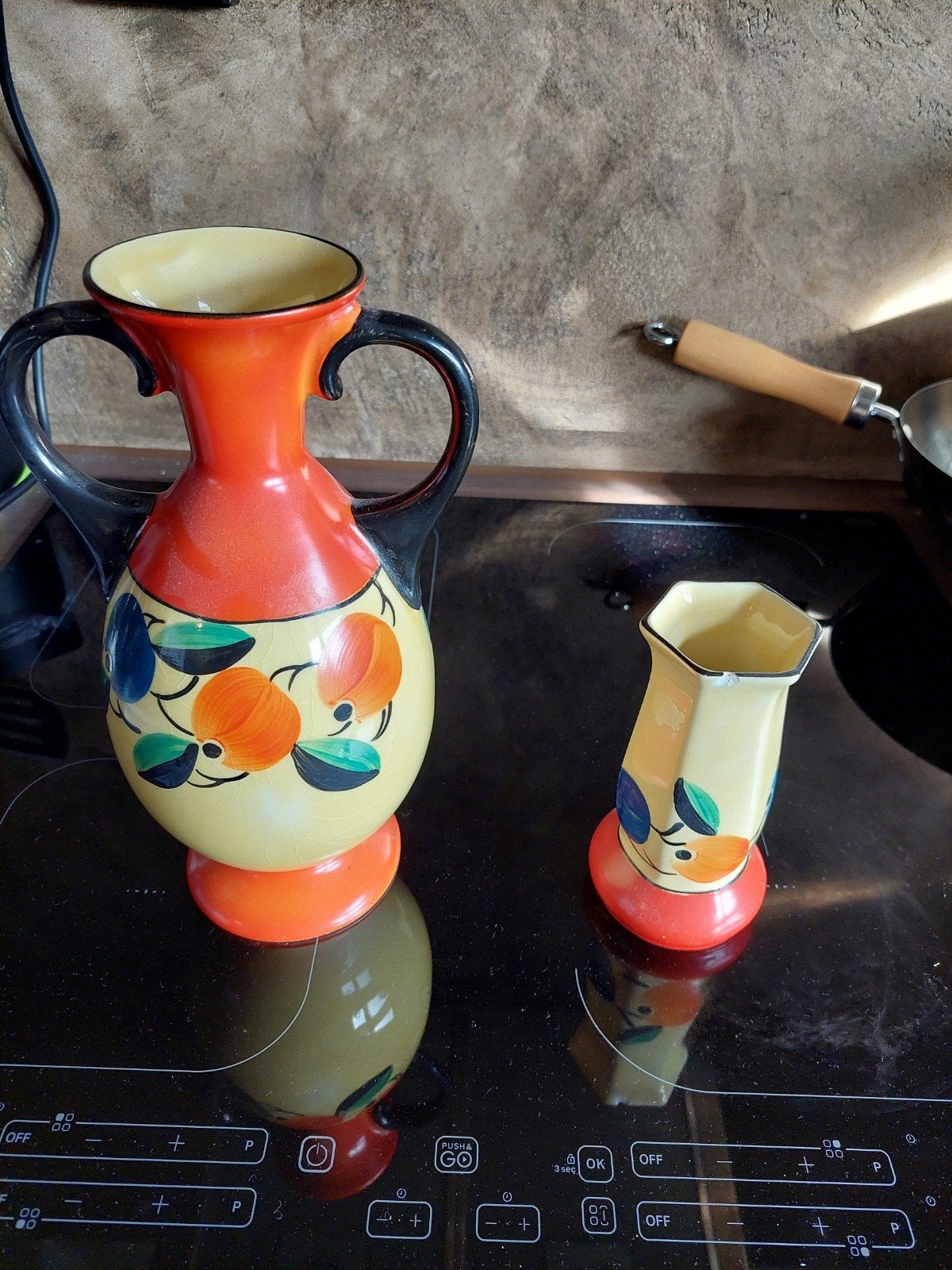 Vintage decoratieve vazen - set van 2, Ophalen