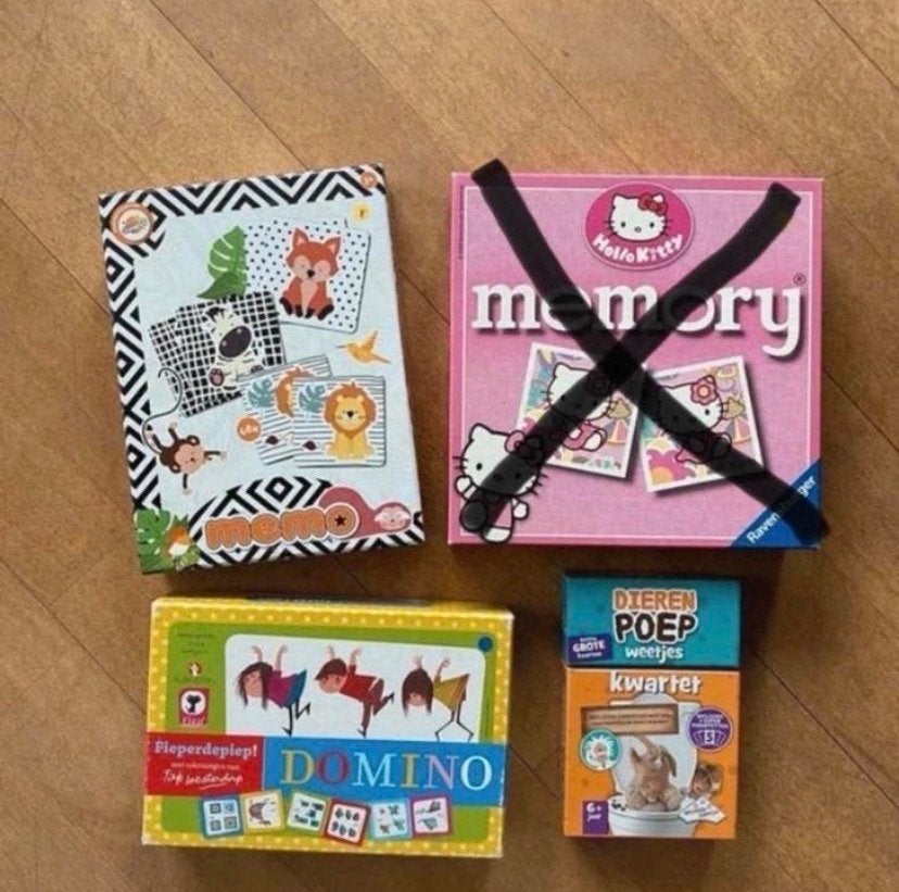 Leuke verzameling kinderspellen, Hobby en Vrije tijd, Gezelschapsspellen | Bordspellen, Ophalen of Verzenden, Gebruikt