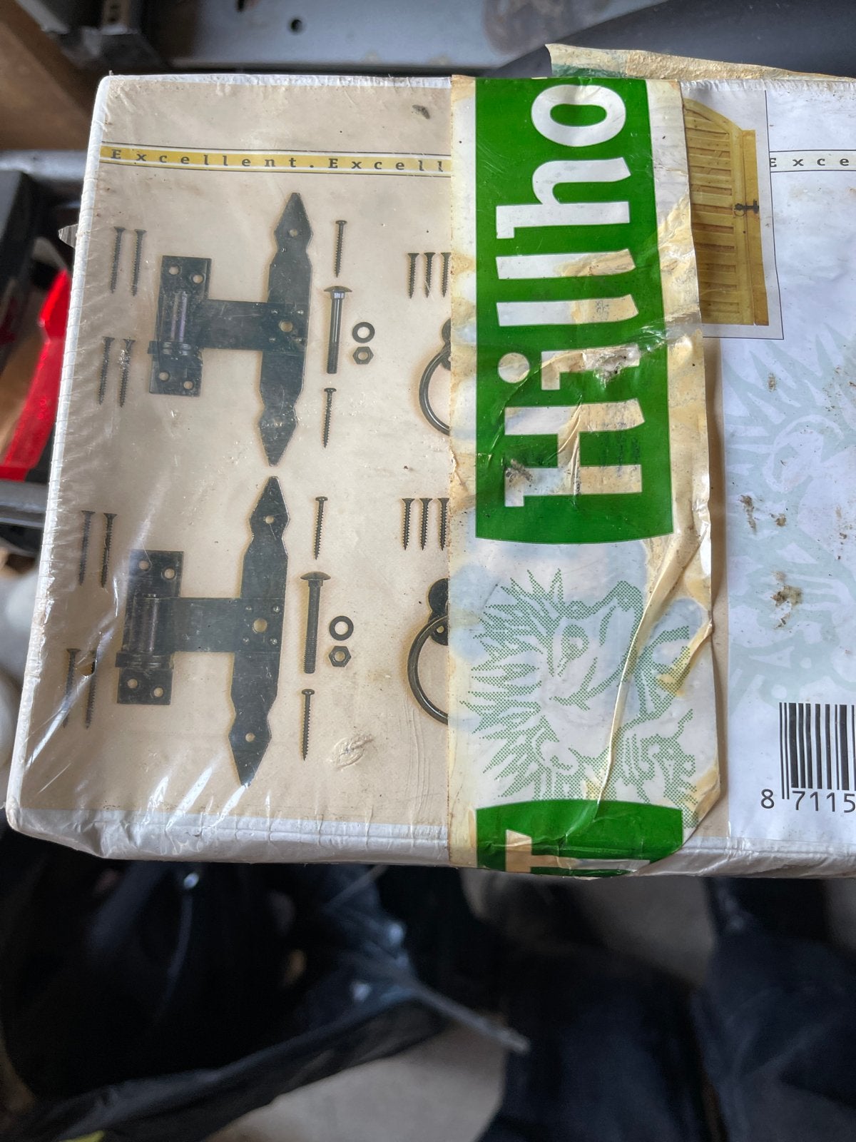 Hillhout Beslag Zwart Verzinkt - Ongeopend Doosje, Ophalen of Verzenden, Nieuw, IJzer, Scharnier